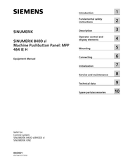 Siemens 6FC5303-1AF62-8AD0 Equipment Manual