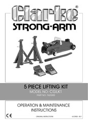Clarke Strong-Arm CGLK1 Operation & Maintenance Instructions Manual