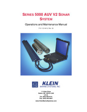Klein AUV V2 Operation And Maintenance Manual