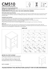 Big Furniture Warehouse Salerno CM510 Manual
