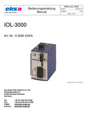 Eks IOL-3000 Manual