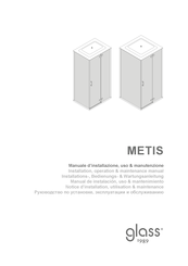 glass 1989 METIS 100 Installation, Operation & Maintenance Manual