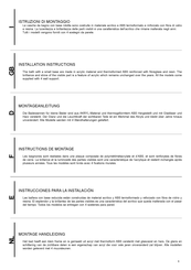 Glass 1989 Astor 160x71-42 Installation Instructions Manual