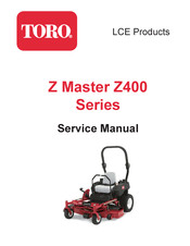 Toro Z 450 Pro Performance Series Service Manual