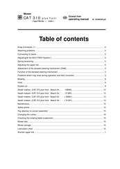 Pottinger CAT 310 plus front Excerpt From Operating Manual