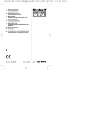 Einhell Royal HWA 1100 NIRO Operating Instructions Manual