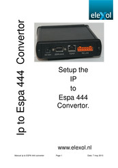 ELEXOL IP to Espa 444 Setup