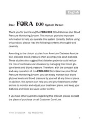 Fora D30 Owner's Manual