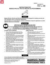 Ingersoll-Rand PH2-EU Instructions Manual