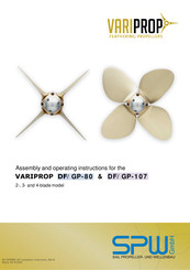 VariProp DF-107 Assembly And Operating Instructions Manual