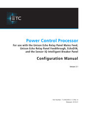 ETC Power Control Processor Configuration Manual