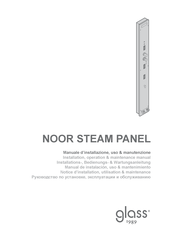 glass 1989 noor steam panel Installation, Operation & Maintenance Manual