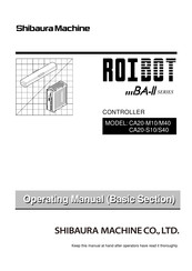 Shibaura ROIbot BA-II Series Operating Manual