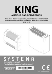 Systema KING 30 FE Instruction Manual
