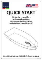 Jet Thruster D-010-07 Quick Start Manual