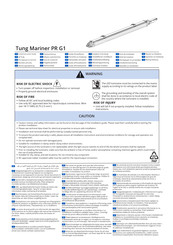Tungsram Tung Mariner PR G1 Install Instruction Manual