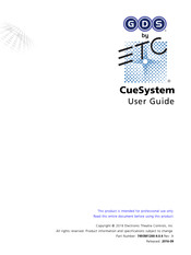 Etc GDS CueSystem User Manual