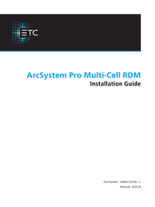 ETC ArcSystem Pro Multi-Cell RDM Installation Manual