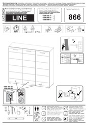Trendteam LINE 1898-866-03 Installation Instructions Manual