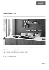 homeier HDO DOWNAIR MISTRAL E01 Operating And Installation Instructions