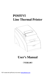 SPRT POS58VI User Manual