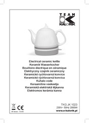 Team Kalorik TKG JK 1023 Quick Start Manual
