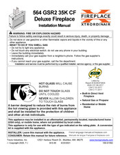 FireplaceXtrordinair 564 GSR2 35K CF Installation Manual