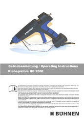 Buhnen HB 230E Operating Instructions Manual