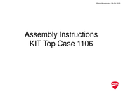 Ducati KIT Top Case 1106 Assembly Instructions Manual