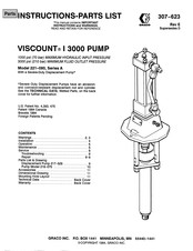 Graco Viscount I 3000 Instructions-Parts List Manual