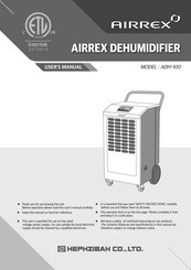 Airrex ADH-100 User Manual