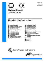 Ingersoll-Rand 2507G Product Information