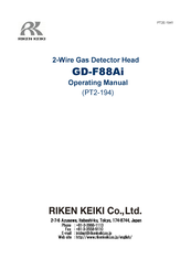 Riken Keiki GD-F88Ai Operating Manual