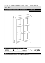 Big Furniture Warehouse Avon CUB2X3AVO Assembly Instructions Manual