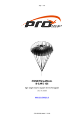 PRO-DESIGN B-SAFE 105 Owner's Manual