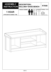 BIG FURNITURE WAREHOUSE Dorset KY048C Assembly Instruction Manual