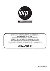 Epta iarp MIRA ONE P Use And Maintenance