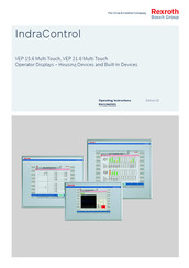 Bosch Rexroth VEP 15.6 Multi Touch Operating Instructions Manual