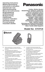 Panasonic EY37C5 Operating Instructions Manual