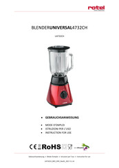Rotel U4732CH Instructions For Use Manual