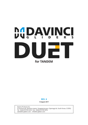 DAVINCI GLIDERS DUET Manual