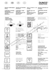 Dungs GasMultiBloc MB-D 055 D01 Operation And Assembly Instructions