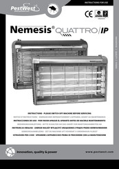 PestWest Nemesis QUATTRO IP Instructions For Use Manual