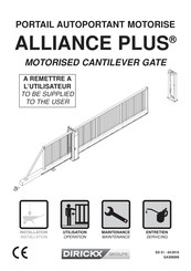 DIRICKX ALLIANCE PLUS Manual