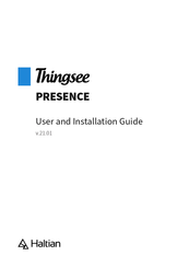 Haltian Thingsee PRESENCE User And Installation Manual