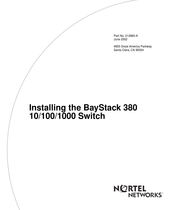 Nortel BayStack 380-24T Installing