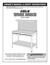 Cala C14724WB Owner's Manual & Safety Instructions