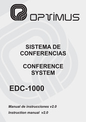 Optimus EDC-1012 Instruction Manual