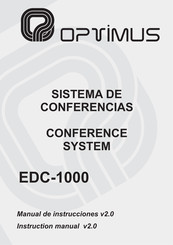 Optimus EDC-1011 Instruction Manual