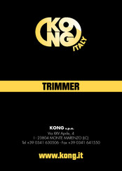 Kong 802080000KK Manual